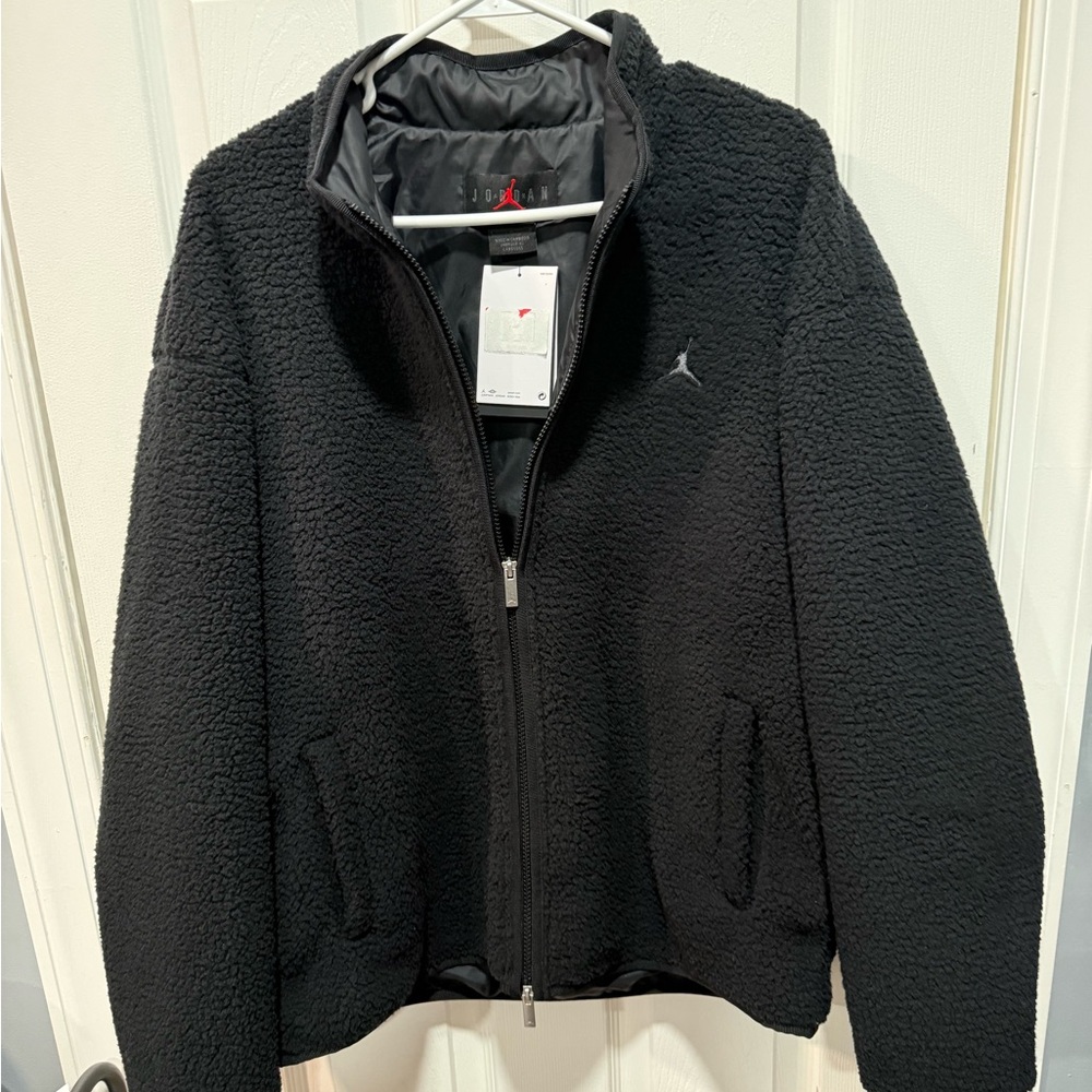 Jordan Men's Black Sherpa Jacket